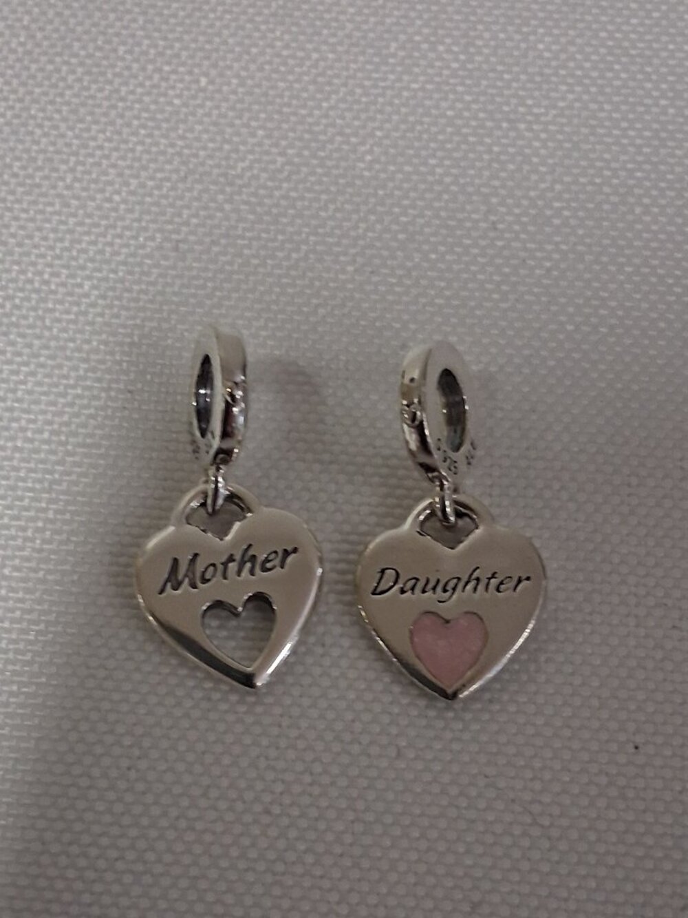 Pandora 799187C01 Double Heart Split Dangle Charm – Sterling Silver